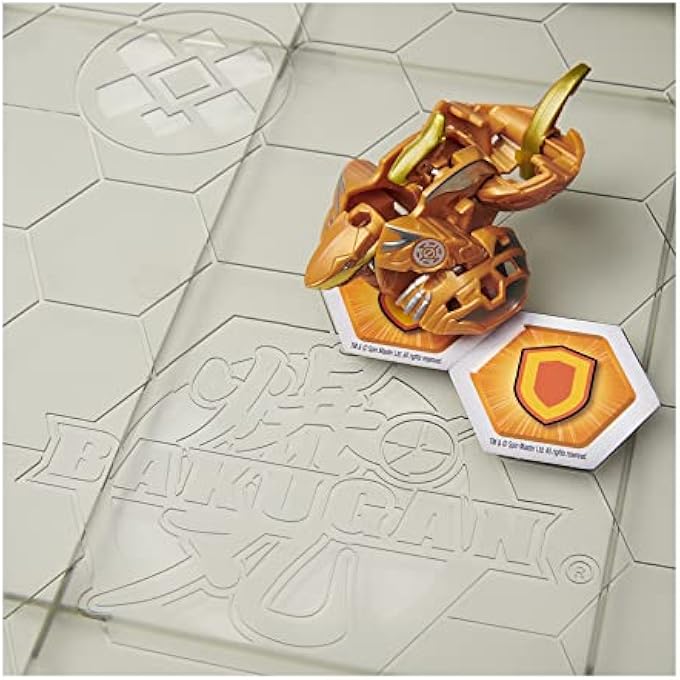 BAKUGAN GEOGAN RISING' ARENA, BATTLE MATRIX, ZERLEGBARES SPIELFELD MIT EXKLUSIVEM AURELUS SHARKTAR - Image 3